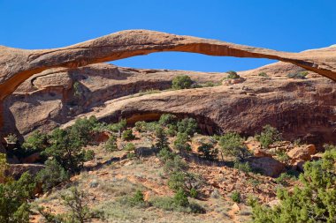 Arches Ulusal Parkı manzaraları, Utah, ABD