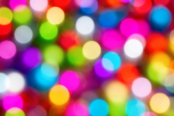 Defocused Ligths Christmas Tree — Stock Photo, Image