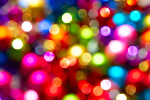 Ligados Desfocados Árvore Natal — Fotografia de Stock