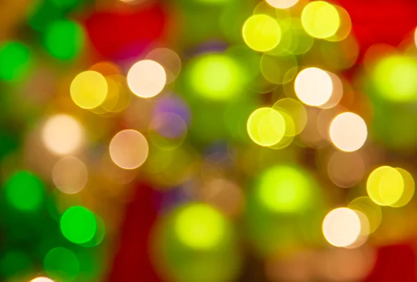 Gedeocaliseerde Ligten Van Kerstboom — Stockfoto