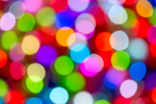 Defocused Ligths Christmas Tree — Stock Photo, Image