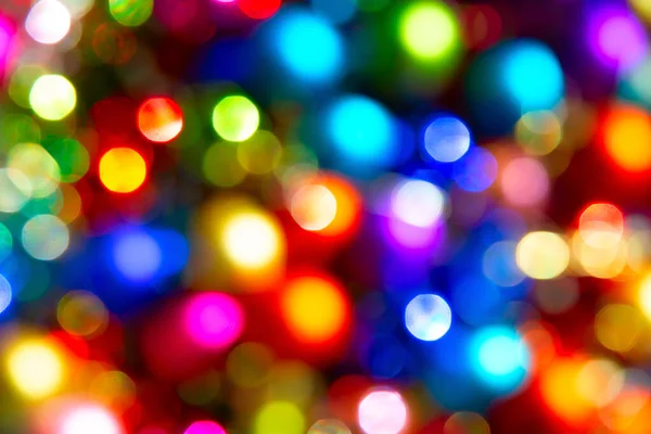 Defocused Ligths Christmas Tree — Stock Photo, Image