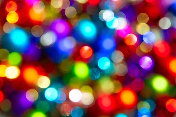 Defocused Ligths Christmas Tree — Stock Photo, Image