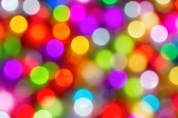 Defocused Ligths Christmas Tree — Stock Photo, Image