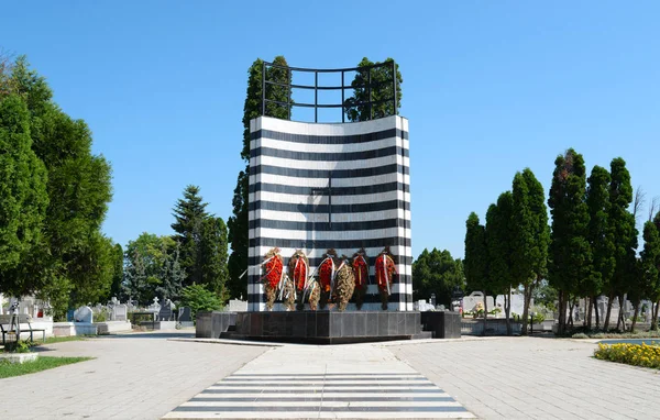 Timisoara Cidade Romênia Chama Eterna Vítimas Monumento Memorial Revolução 1989 — Fotografia de Stock