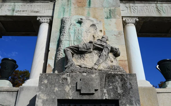 Drobeta Turnu Severin Stad Roemenië Monument Van Helden Landmark Detail — Stockfoto