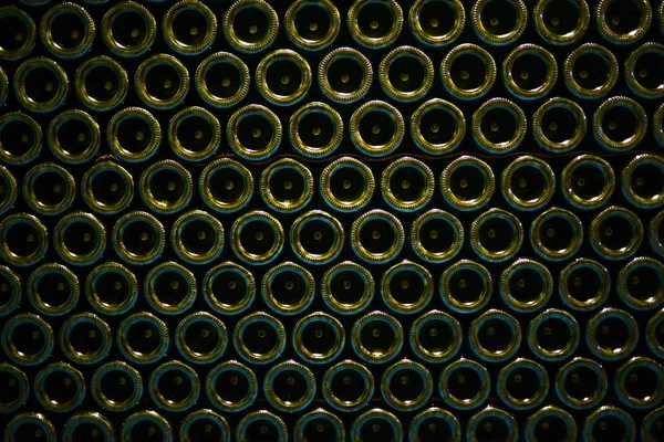 Wine Glass Bottle Bottom Pattern Texture Background — Stock Photo, Image