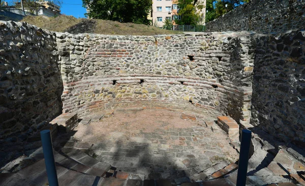 Drobeta Turnu Severin Ciudad Fortaleza Romana Ruinas Detalle Arquitectura —  Fotos de Stock