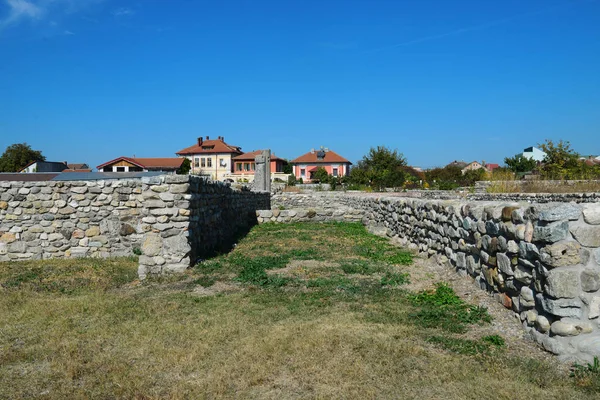 Ντρομπέτα Τούρνου Σεβερίν Ρωμαϊκό Φρούριο Της Πόλης Ερείπια Αρχιτεκτονική Λεπτομέρεια — Φωτογραφία Αρχείου