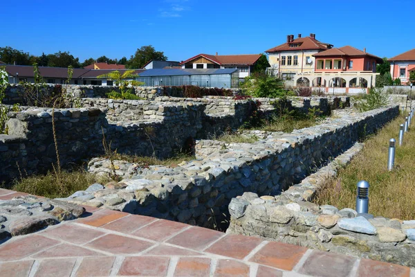 Ντρομπέτα Τούρνου Σεβερίν Ρωμαϊκό Φρούριο Της Πόλης Ερείπια Αρχιτεκτονική Λεπτομέρεια — Φωτογραφία Αρχείου