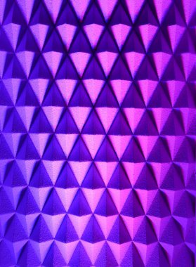 elmas şekli dekorasyon kırık beyaz ve mor ışık