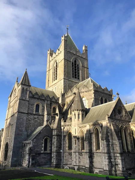 Dublin City Architektura Gród Irlandia Katedry Kościoła Chrystusowego — Zdjęcie stockowe