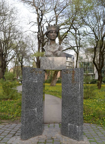 Timisoara Cidade Romênia Queen Mary Detalhe Estátua — Fotografia de Stock