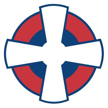 Sırbistan ülke madalyon bayrak yuvarlak simge tabanlı