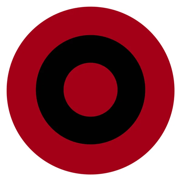 Albania Rondo Postawił Podstawie Okrągły Symbol — Zdjęcie stockowe