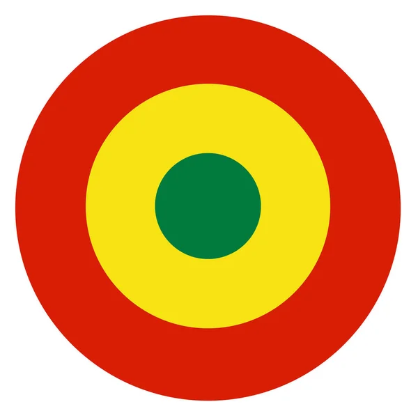 Bolivia Country Roundel Flag Based Symbol — Stock Photo, Image
