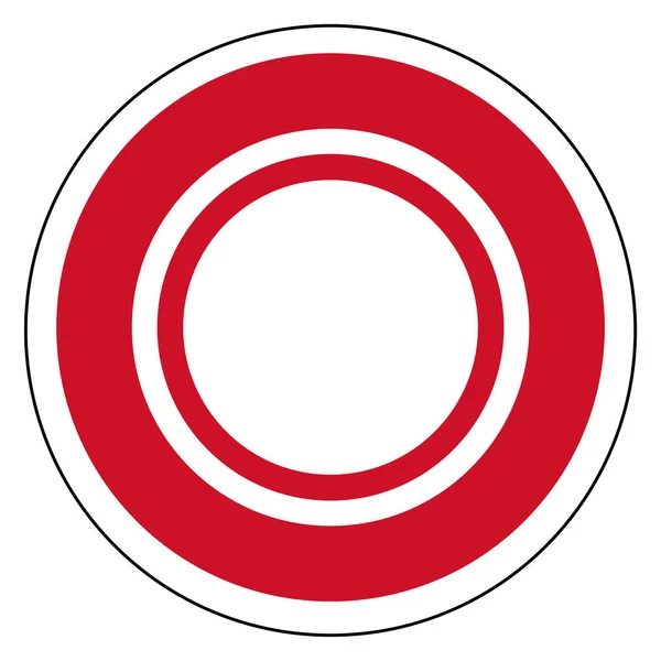 Bahrain Country Roundel Flag Based Symbol — Stock Photo, Image