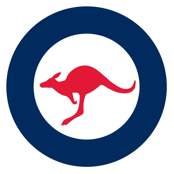 Australia País Redondel Bandera Basado Símbolo Redondo — Foto de Stock