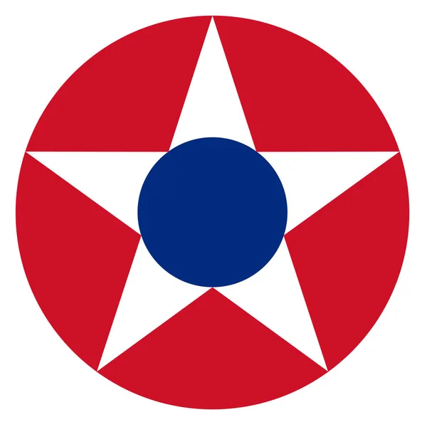 Costa Rica Land Roundel Flagga Baserat Runda Symbol — Stockfoto