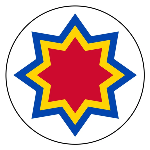 Прапор Молдови Країни Roundel Підставі Круглі Символ — стокове фото