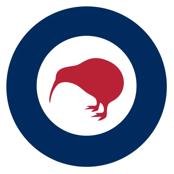 New Zealand Country Roundel Flag Based Symbol — Stock Photo, Image