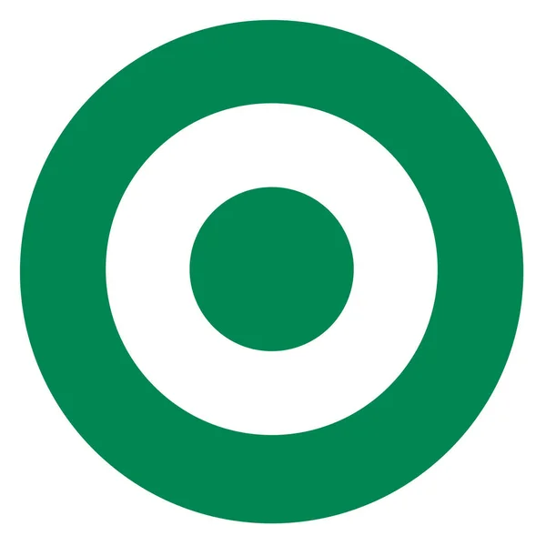 Nigeria Country Roundel Flagge Basiert Rundes Symbol — Stockfoto