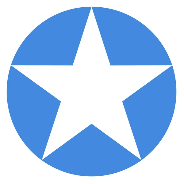 Флаг Сомали Основе Круглого Символа — стоковое фото