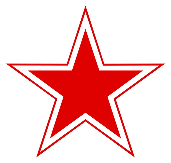 Russia Country Roundel Flag Based Star Symbol — Stock Photo, Image