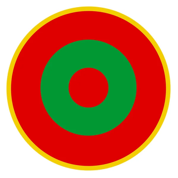 Прапор Roundel Країни Придністров Підставі Круглі Символ — стокове фото