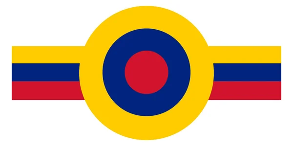 委内瑞拉国家圆环旗子基于圆的标志 — 图库照片