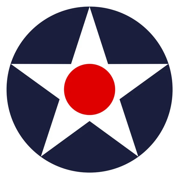 Σημαία Κύκλος Χώρας Ηπα Βάση Στρογγυλή Σύμβολο — Φωτογραφία Αρχείου