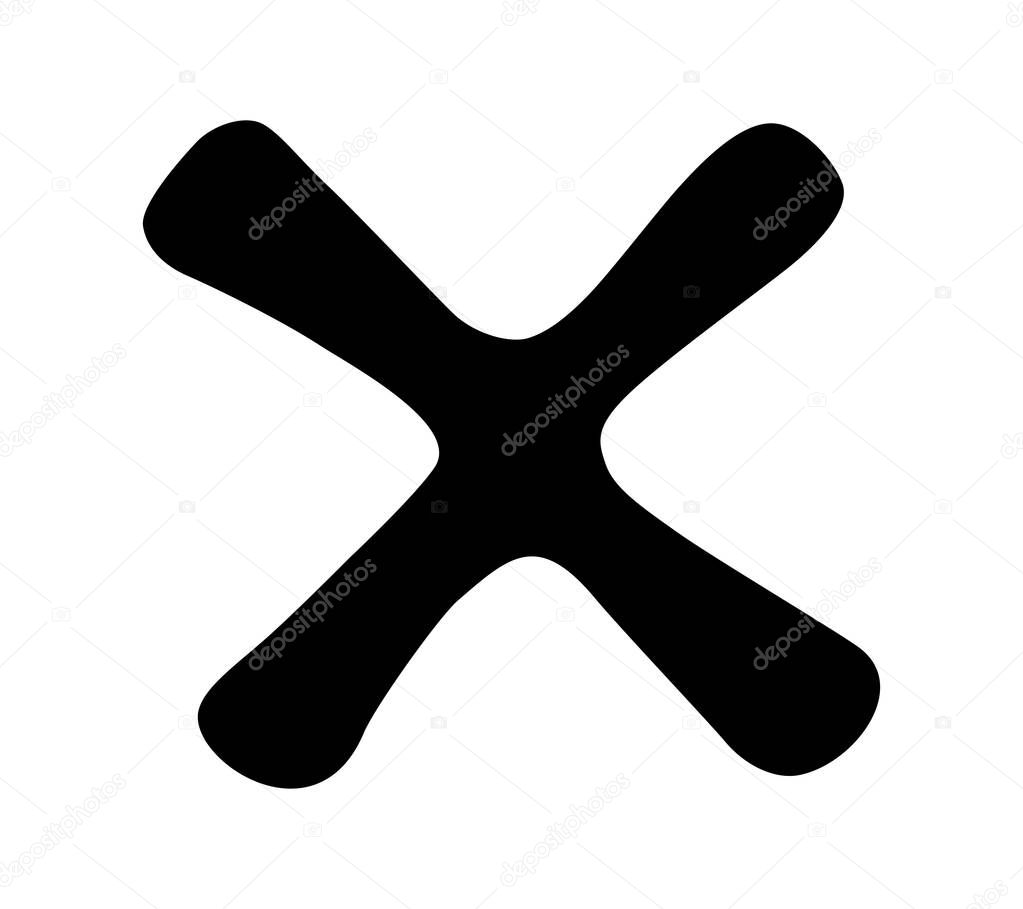 katanga cross congo ancient currency symbol silhouette