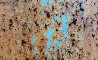 Eski grunge paslı metal sac doku arka plan