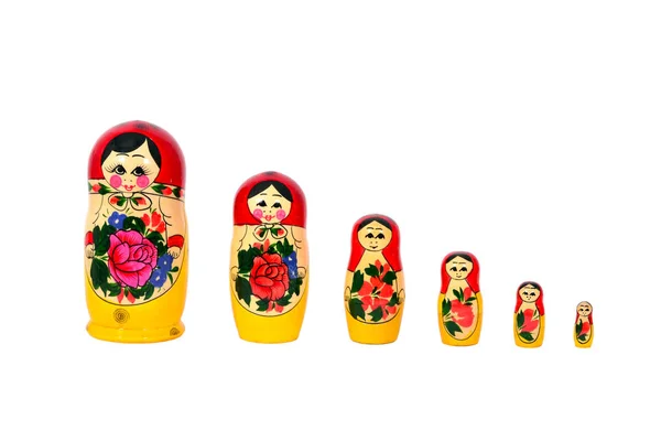 Matryoshka Lalki zestaw — Zdjęcie stockowe