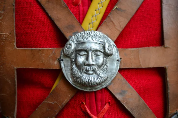 Roman soldier uniform medallion — Stock Photo, Image