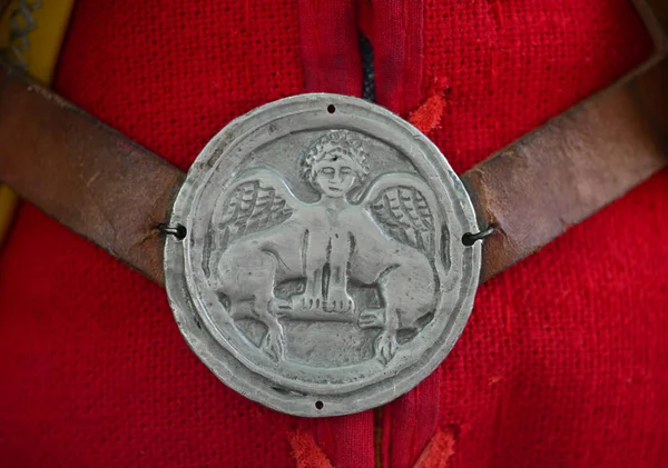 Romersk soldat Uniform medaljong — Stockfoto