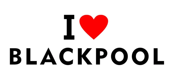 Blackpool oraș Marea Britanie — Fotografie, imagine de stoc