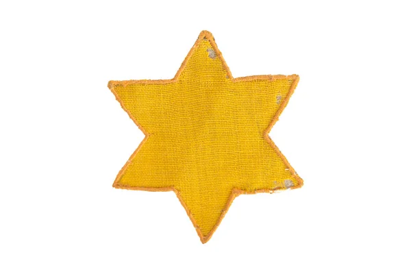 Yellow Star David Real World War Relic — 스톡 사진