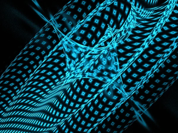 熱烈な正方形 線と空間の図形要素の 次元構成 科学と技術の概念 フラクタル幾何学 ストック写真