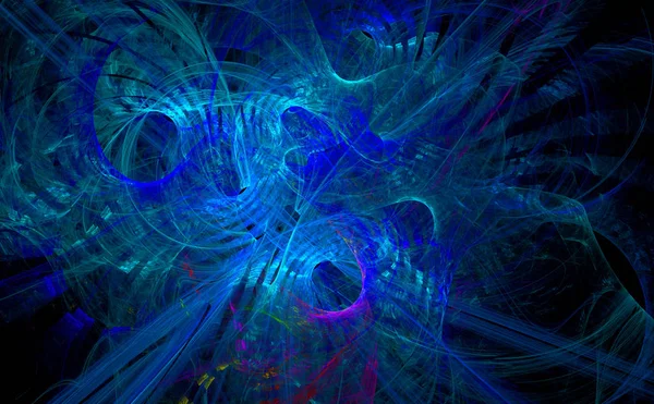 コンピューター生成された抽象的なフラクタル図形の背景 — ストック写真