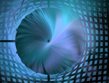 soyut çok renkli fraktal desen