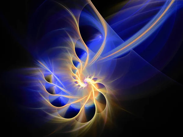 Patrón fractal multicolor abstracto — Foto de Stock