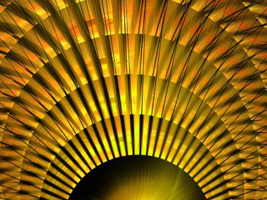 Soyut fantezi süs deseni.