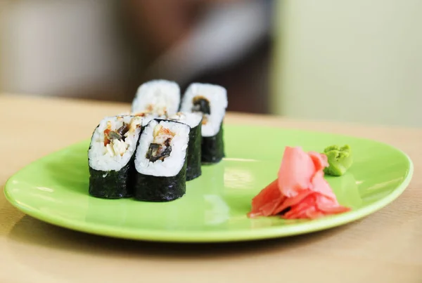 Vegetarian Maki Sushi — Stock Photo, Image