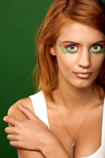 Magische Augen Make-up — Stockfoto