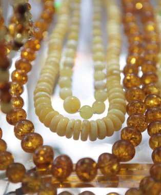 Amber mücevher yakın çekim