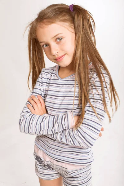 Little sporty girl — Stock Photo, Image