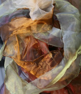 soyut dalga geçmiş Organze