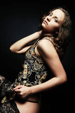 güzel çekici genç kadın 