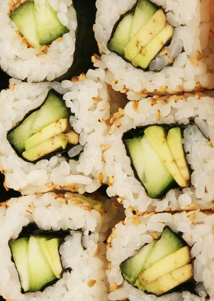 巻き寿司マクロ — ストック写真